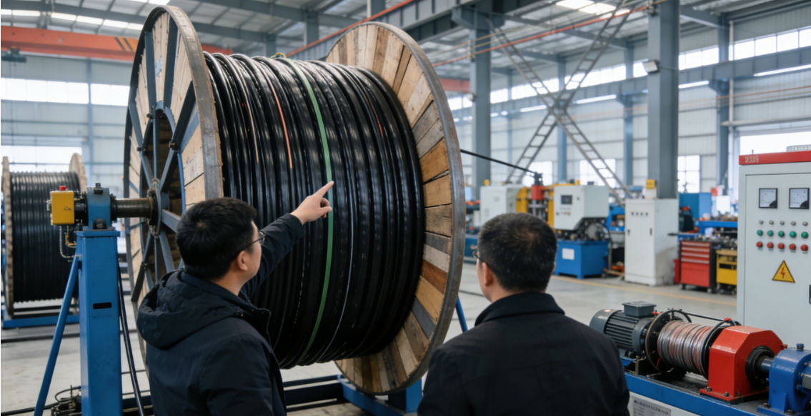 Japanische Kunden besuchen Qingdao Yilan Cable, um die internationale Zusammenarbeit bei XLPE-isolierten Kabeln zu vertiefen